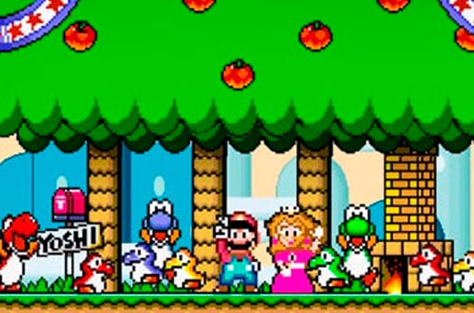 Super Mario World: Portada